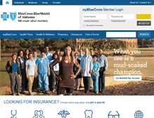 Tablet Screenshot of bcbsal.org
